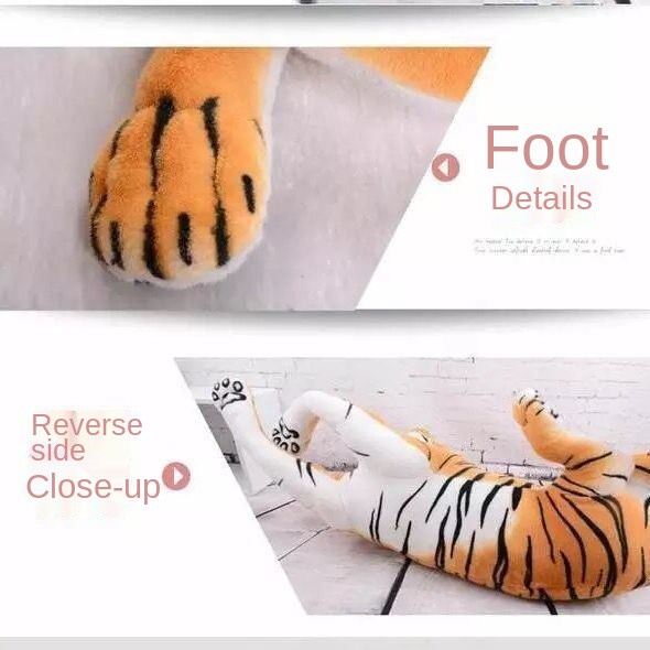 Đồ Chơi Thú Nhồi Bông Hình Con Hổ Cho Bé