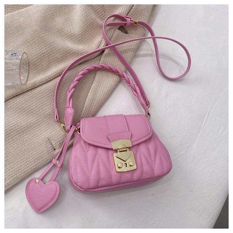 Túi Xách Dây Xích Dày Dặn Họa Tiết Hình Thoi Thời Trang Cho Nữ