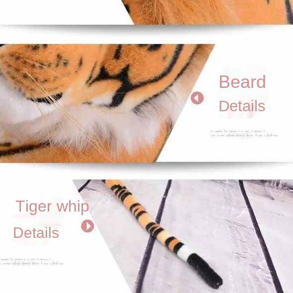 Đồ Chơi Thú Nhồi Bông Hình Con Hổ Cho Bé