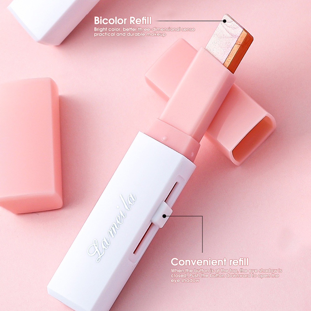 Phấn Mắt Dạng Thỏi 2 Trong 1 Màu Gradient Chống Nước Lâu Trôi