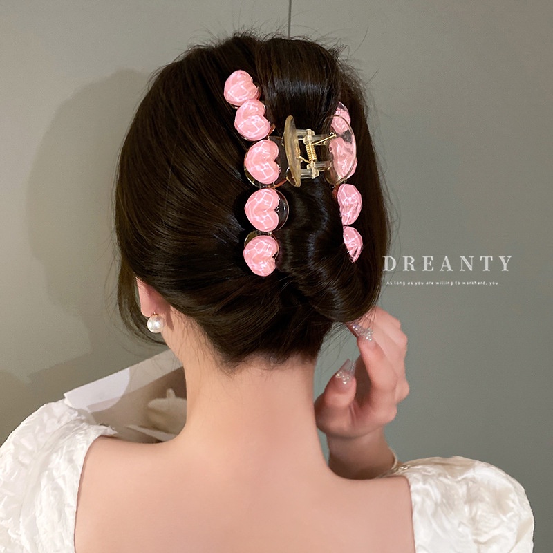 Kẹp Tóc Hình Trái Tim Lấp Lánh Ngọt Ngào Dễ Thương