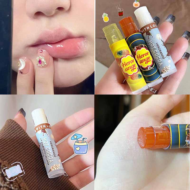 Son Dưỡng Môi Herorange Giúp Dưỡng Ẩm Và Làm Mờ Đường Viền Môi Cho Mùa Thu / Mùa Đông