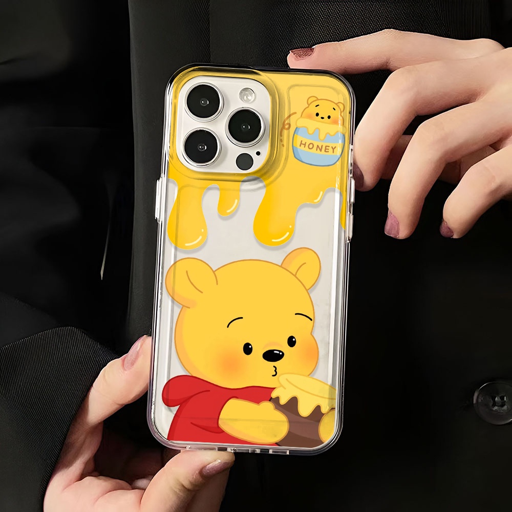 Ốp Điện Thoại Trong Suốt In Hình Gấu Pooh Cho iphone 14promax 13 12 11 7Plus 7 8 Plus X XR XSMax  Tấm Bọc Bảo Vệ Đồ Dùng Tiện Dụng
