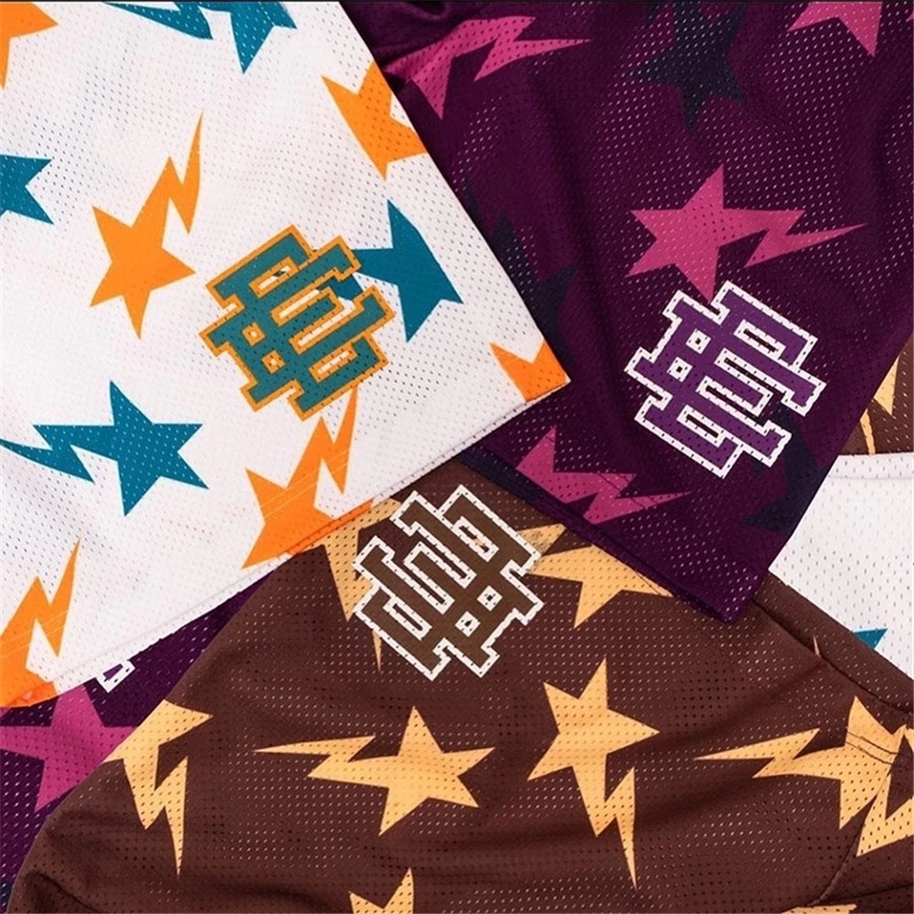 Eric Emanuel EE Quần Short Thể Thao Phối Lưới Cơ Bản NEW YORK CITY SKYLINE 2022 Tập Thể Dục Thể Thao Mùa Hè Cho Nam