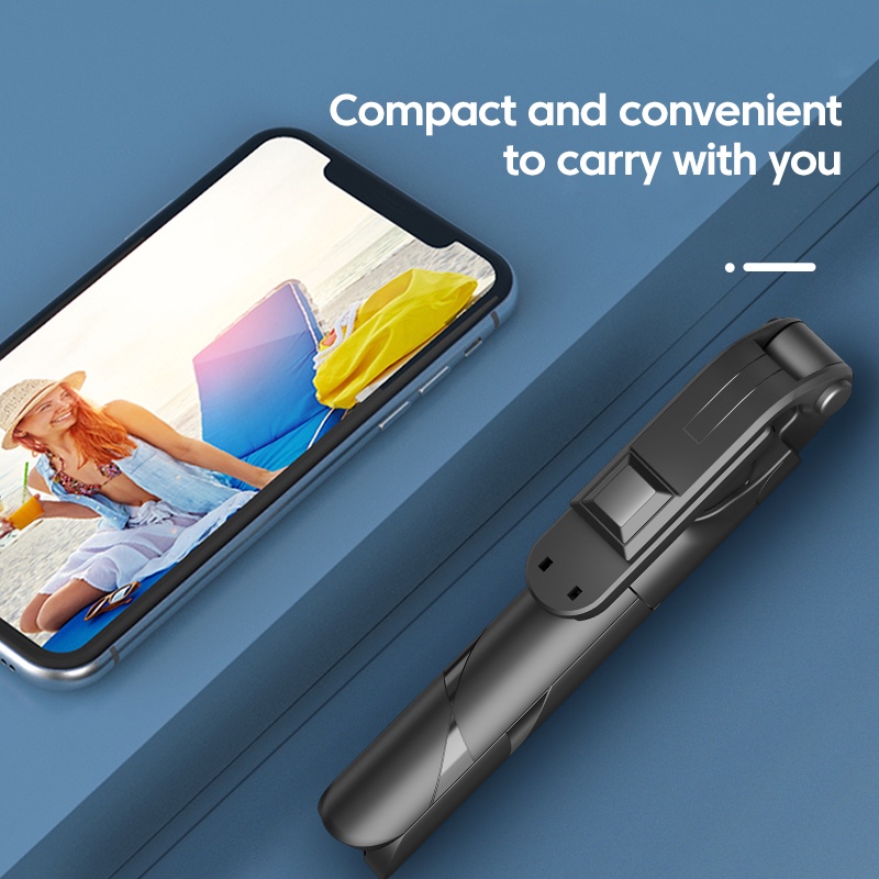 Gậy tự sướng bluetooth ELOUGH thiết kế ổn định hỗ trợ tất cả các dòng điện thoại