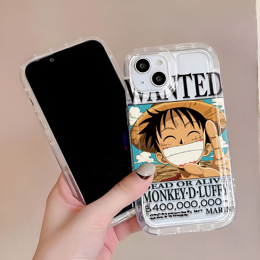 Ốp Điện Thoại In Hình Monkey D Luffy Thời Trang Cho iphone 14promax 11 13 12 7Plus X XS Max