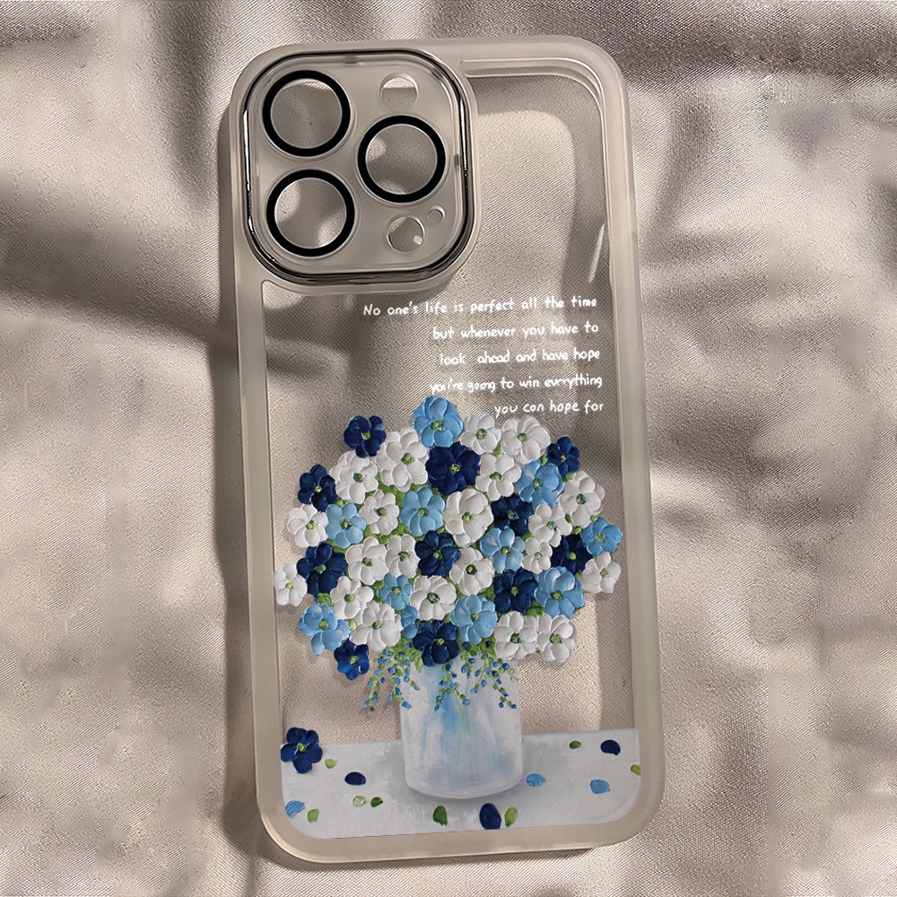 Miếng Dán Bảo Vệ Camera Cho iphone 14promax 11 13 12 7Plus X XS Max Ốp Lưng Điện Thoại In Hình Hoa