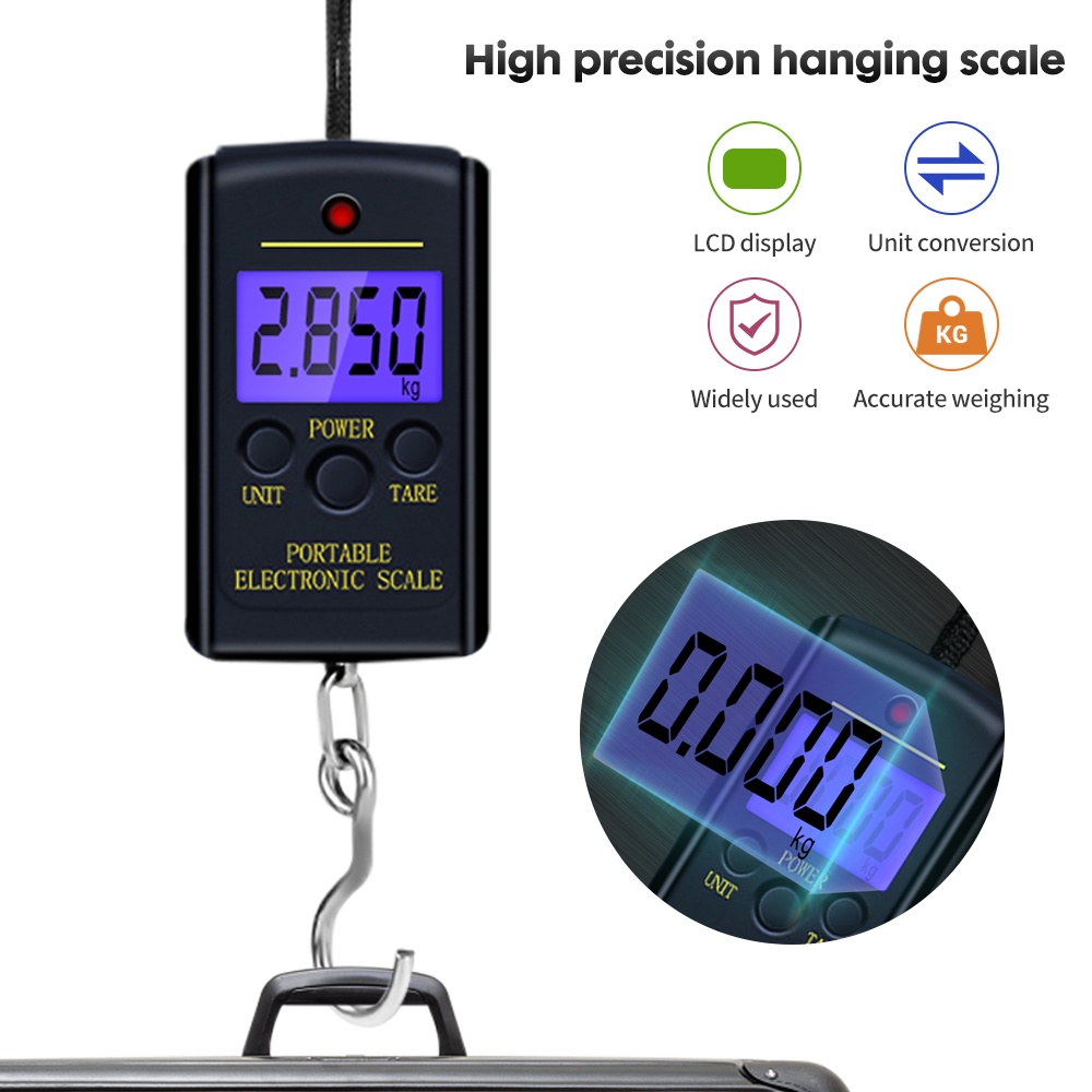 Cân Hành Lý Điện Tử Bỏ Túi 40kg / 10g