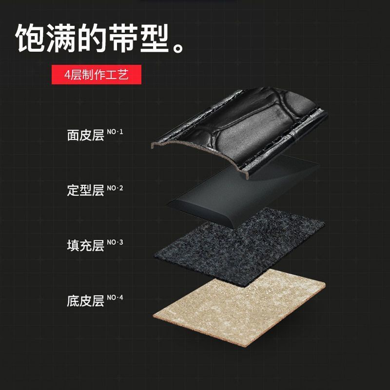 2/26✈Fossil Dây Đeo Đồng Hồ Bằng Da Bò Hai Lớp Khóa Hình Bướm Dành Cho Nam Nữ 2022