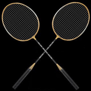 Bộ 2 vợt cầu lông NURGAZ bằng hợp kim chất lượng cao cho người lớn hoạt động ngoài trời
