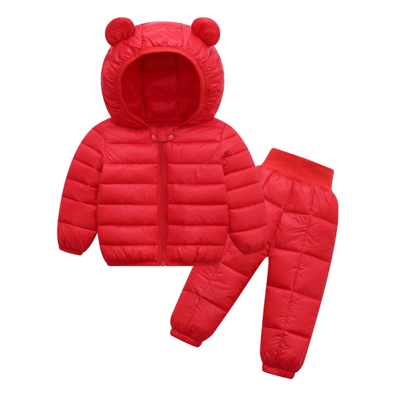 Bộ Quần Áo Phao Cotton Thời Trang Mùa Đông Mới Cho Bé