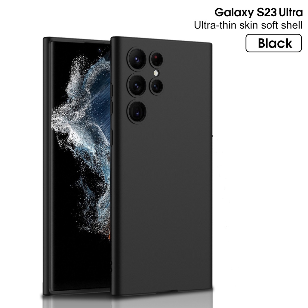 Ốp Lưng Mềm Siêu Mỏng Cho Samsung Galaxy S23 Ultra S23 Plus