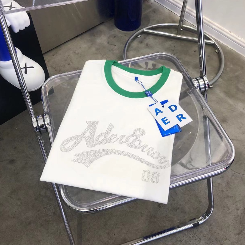 Áo Thun Tay Ngắn Dáng Rộng In Chữ Màu Sắc Tương Phản Phong Cách Đường Phố Cho Cặp Đôi