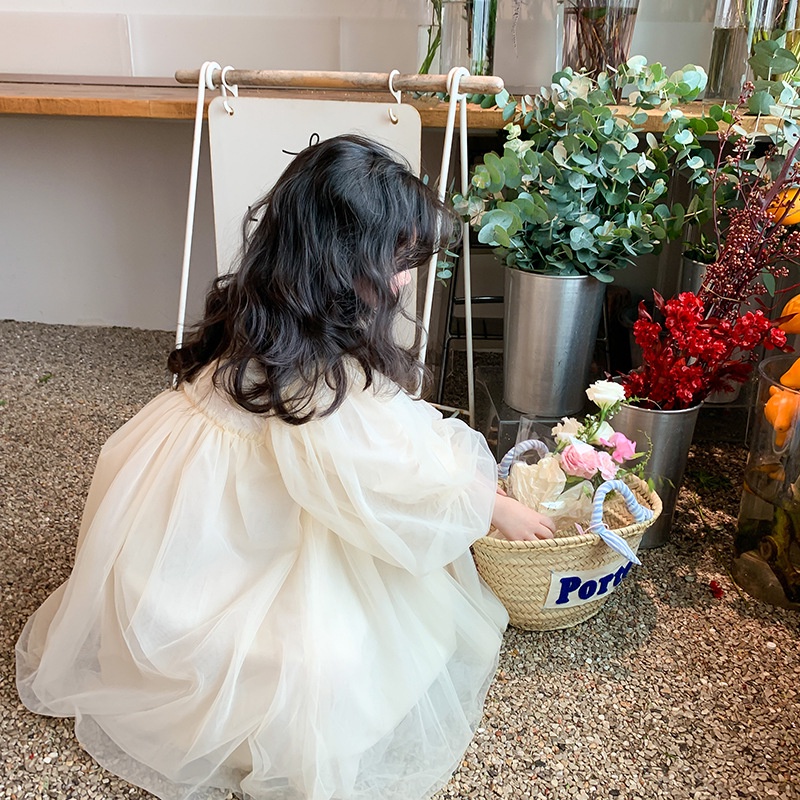 Váy công chúa bồng bềnh phong cách Hàn Quốc cho bé gái