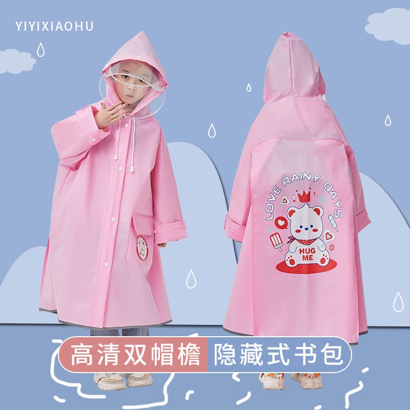 [MẪU MỚI]Áo Mưa Trẻ Em Nam Nữ Hoạt Hình Dễ Thương Chống Thấm Nước Toàn Thân