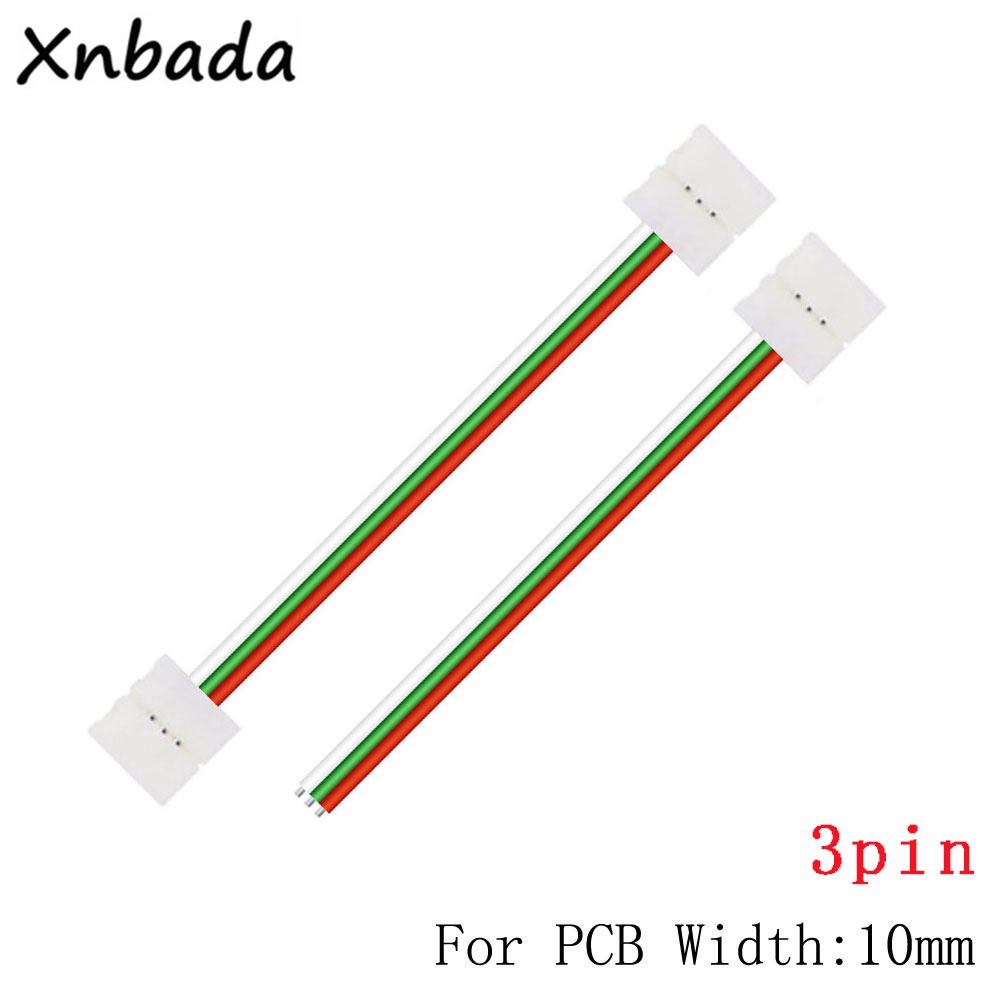 Set 10 Đầu Nối Đèn LED RGB WS2812B WS2811 5050 RGB 8mm / 10mm / 2pin / 3pin / 4pin / 5pin Chất Lượng Cao