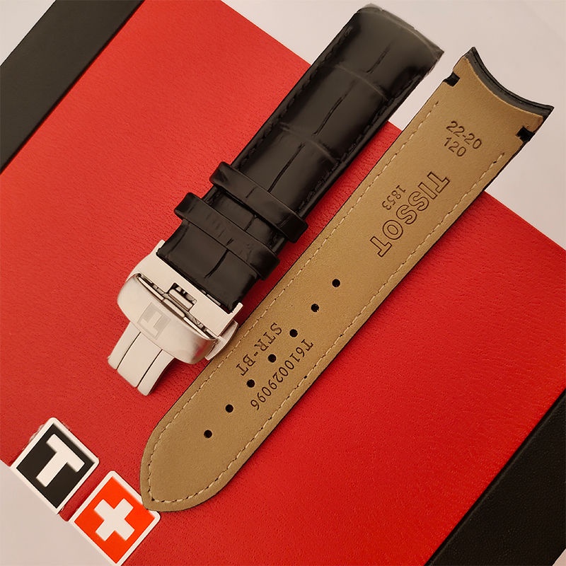 2/26✈Dây Đeo Bằng Da Tissot T035 1853 Kutu T035407Áo Thun In Chữ A T Thời Trang Năng Động035627 Dây Đeo Giao Diện Cong Cho Nam