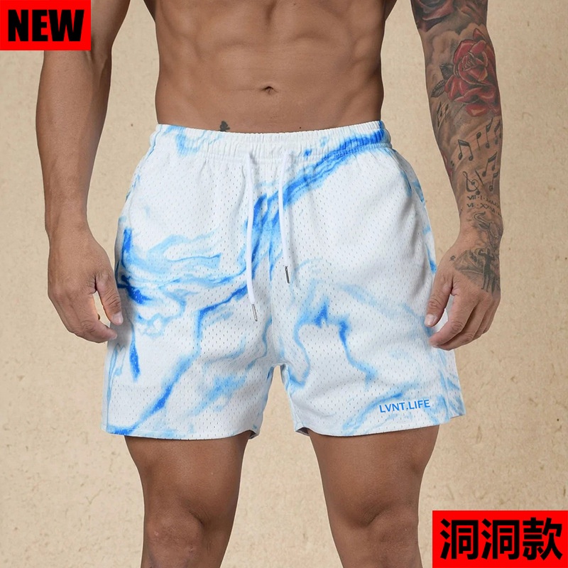 Quần Short Thể Thao Dáng Suông Chất Liệu Mau Khô Năng Động Thời Trang Phong Cách Mỹ