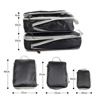 Set 3 Túi Đựng Đồ Du Lịch Tiện Lợi