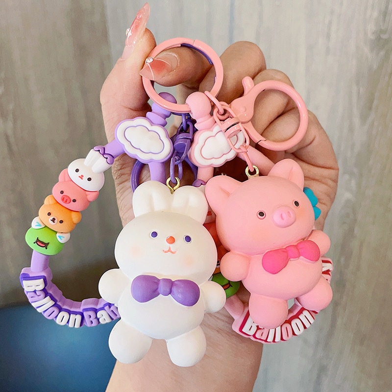 Móc Khóa Hình Khinh Khí Cầu Dễ Thương