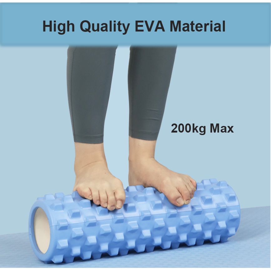 Con Lăn Bằng Xốp EVA Giúp Mát Xa Thư Giãn Cơ Bắp Khi Tập Gym / Yoga