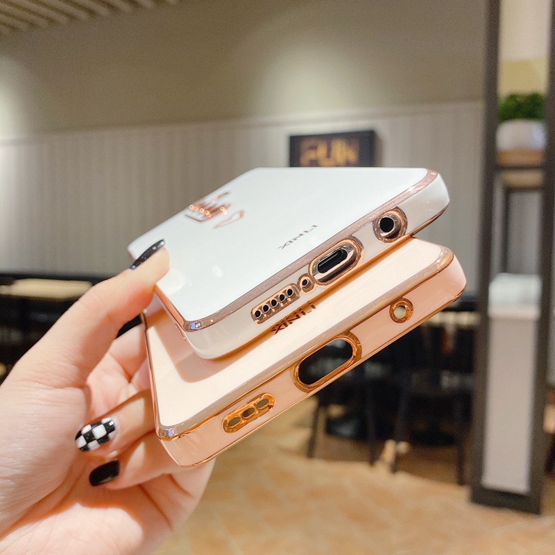 Ốp Điện Thoại Silicon Tráng Gương Hình Vuông Cho Xiaomi Mi 13 Lite Mi13 13 Pro 12T 12 12c 13Lite 13Pro 5G Xiomi