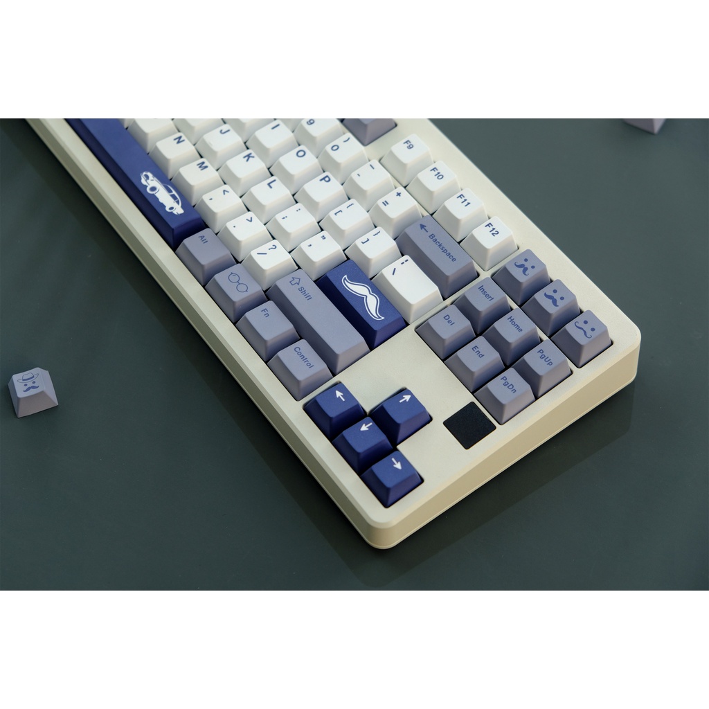 GMK Gentleman Keycap, 129 Phím Keycaps PBT Cherry Profile DYE-SUB Cá Nhân Keycaps GMK Cho Bàn Phím Cơ
