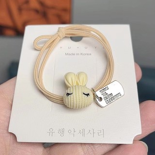 1 Dây Buộc Tóc Co Dãn Hình Thỏ Dễ Thương