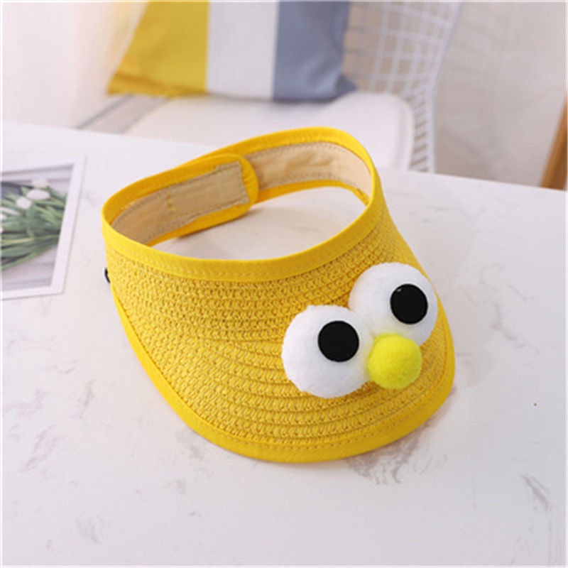 Sun baby Mũ Chống Nắng Họa Tiết Đôi Mắt Hoạt Hình 7 Màu Thời Trang Mùa Hè Cho Bé