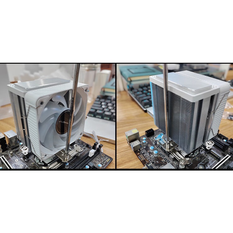 Quạt Tản Nhiệt CPU 100mm JIUSHARK JF100RS ARGB CR-1400 Cho LGA1700 LGA1155 AMD AM5 AM4