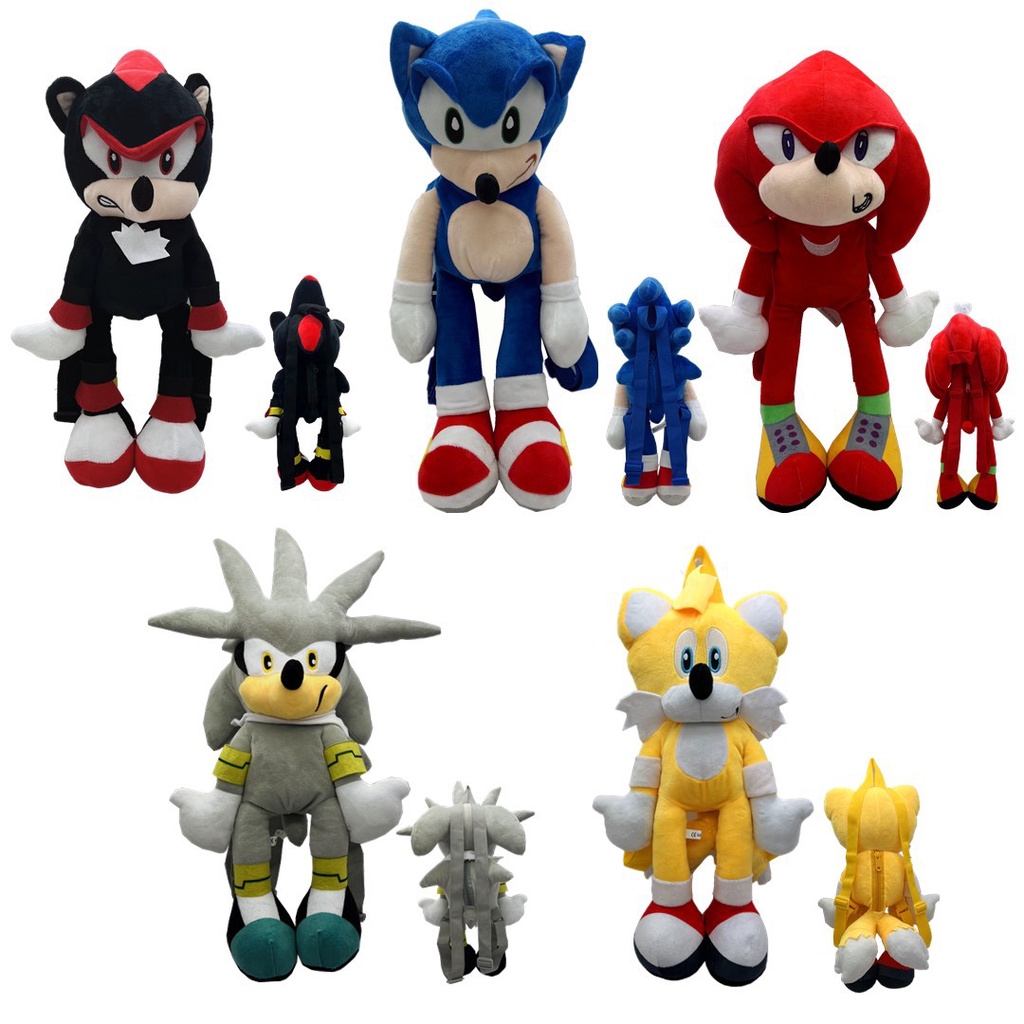 Ba Lô Đeo Vai Hình Búp Bê sonic Nhồi Bông Dễ Thương Cho Bé