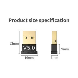 Usb Nhận Tín Hiệu Âm Thanh Bluetooth 5.0 Cho Máy Tính