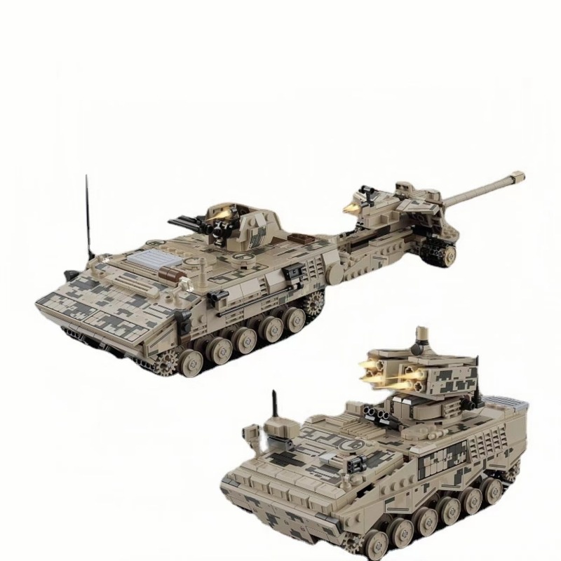 Đồ Chơi Lắp Ráp Xe Tăng Quân Đội 3 Trong 1 WW2