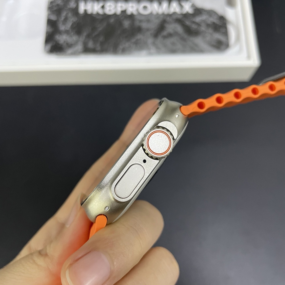 Đồng Hồ Thông Minh HK8 Pro Max Ultra Smartwatch 2023 Nâng Cấp 2.02 Inch OLED DIsplay IWO Series 8 49mm Dành Cho Nam