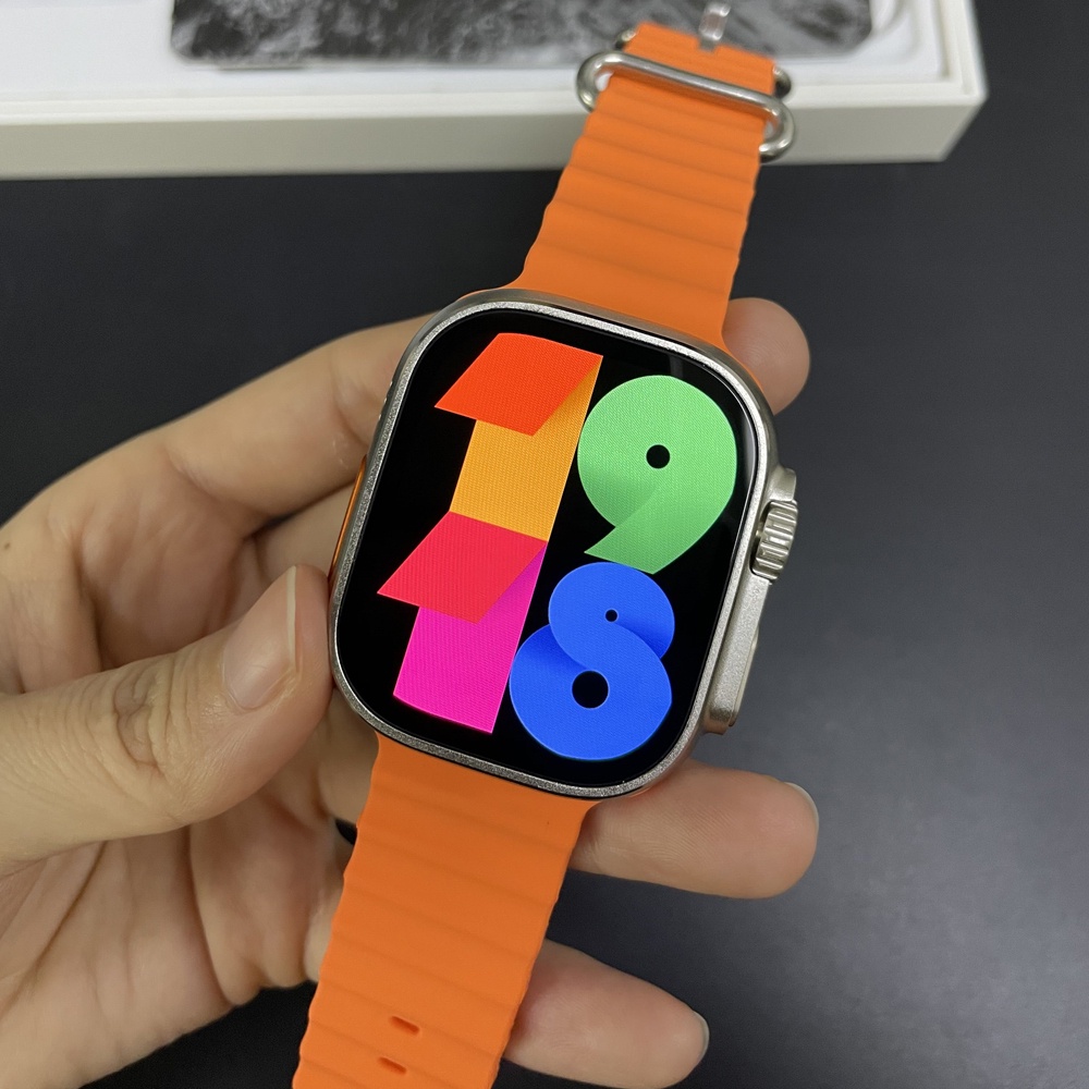 Đồng Hồ Thông Minh HK8 Pro Max Ultra Smartwatch 2023 Nâng Cấp 2.02 Inch OLED DIsplay IWO Series 8 49mm Dành Cho Nam