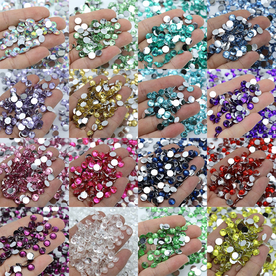 Đá Pha Lê SS6 / 2mm Trang Trí Móng Tay Nghệ Thuật