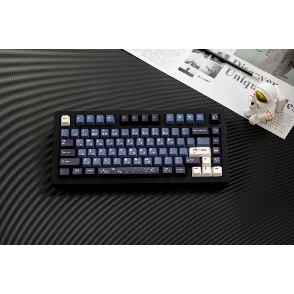 GMK Alien Keycap, 129 Phím Keycaps PBT Cherry Profile DYE-SUB Cá Nhân Keycaps GMK Cho Bàn Phím Cơ