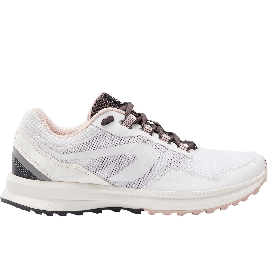 Giày chạy bộ Run Active Grip cho nữ Trắng/hồng DECATHLON KALENJI mã 8558239