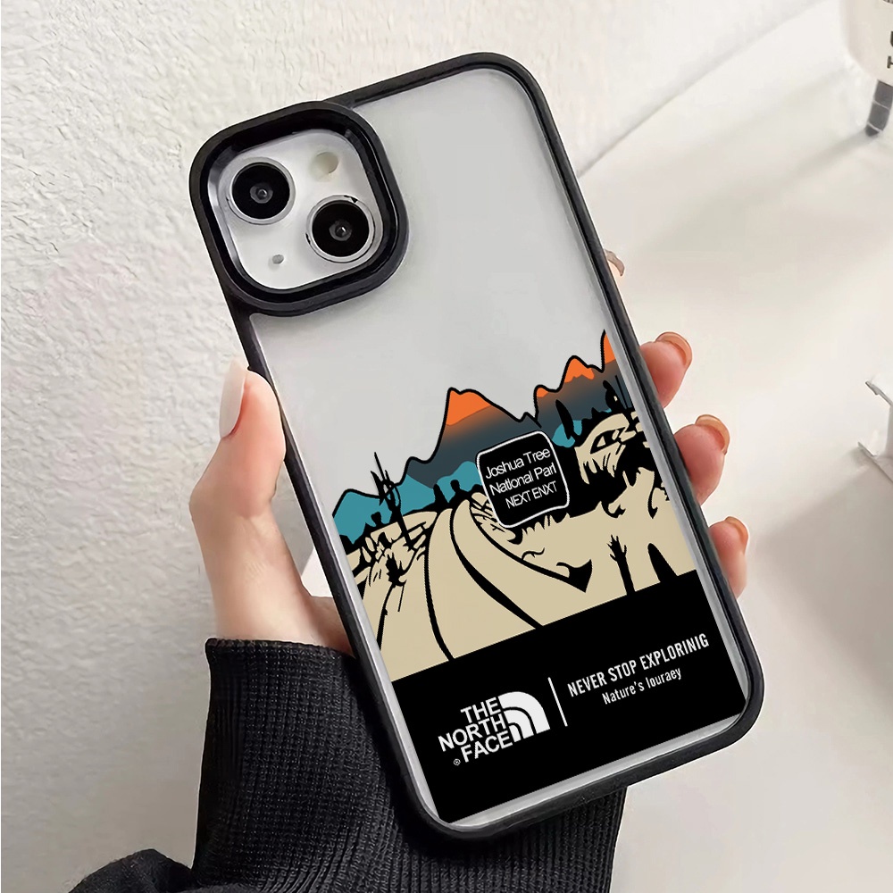 Ốp Điện Thoại Acrylic Cứng Trong Suốt Hình Núi Tuyết Bắc Cực Thời Trang Cho iphone 14promax 11 13 12 7Plus 8 X XS Max