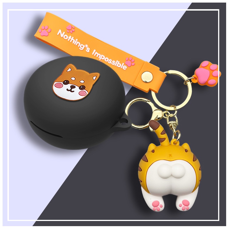 SoundPEATS MAC Case Protective Cute Cartoon Cover Bluetooth Earphone Shell Accessories TWS Headphone Portable