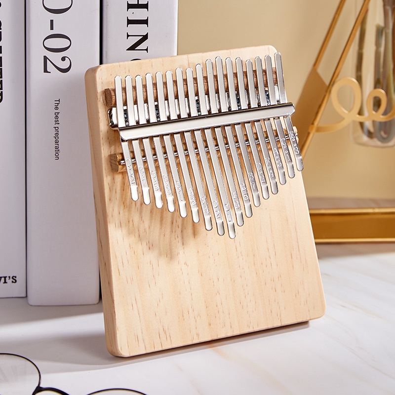 ĐÀN KALIMBA GIÁ RẺ 17 PHÍM NÂU NHẠT- CHO BẠN MỚI TẬP CHƠI-QUÀ TẶNG CHO BÉ
