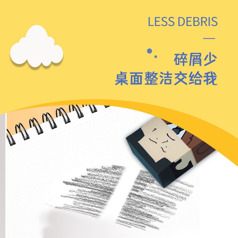 Cục Tẩy Bút Chì Thiết Kế Sáng Tạo Vui Nhộn