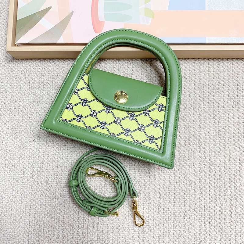 TúI XáCh In HọA TiếT 30781790 Túi Đeo Chéo Có Tay Cầm Đôi Thời Trang Sành Điệu Cho Nữ