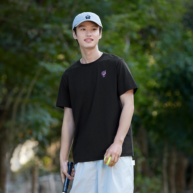 Áo Thun Cotton Tay Ngắn Cổ Tròn Xoay 361 Độ Thoáng Khí Thoải Mái Thời Trang Cho Nam Và Nữ 652329160