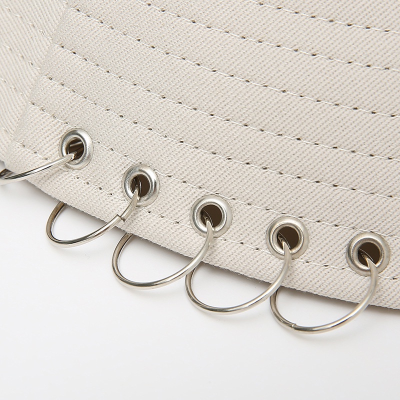 Mũ Bucket Chống Nắng Tia UV Có Ghim Cài Thời Trang Mùa Hè Cho Nam Và Nữ