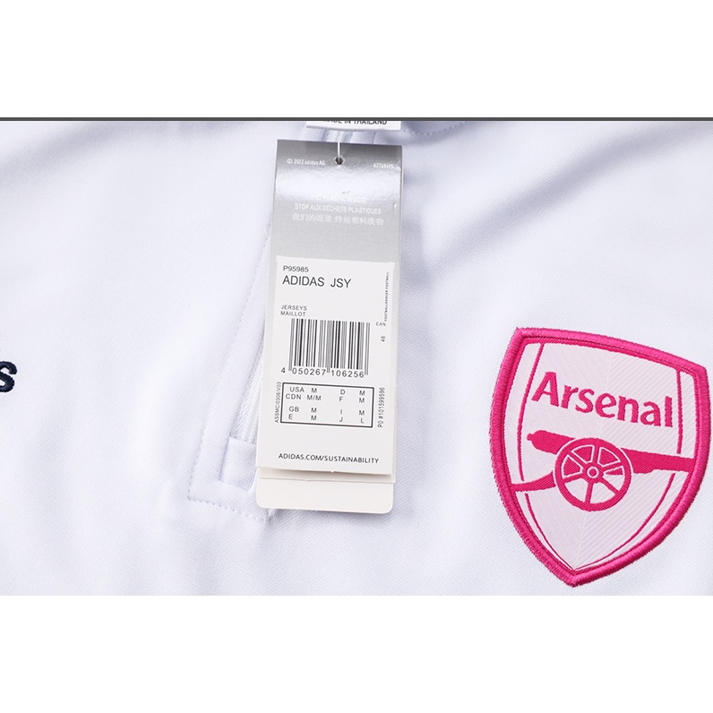 Áo Khoác Bóng Đá Arsenal Tay Dài Có Khóa Kéo Nửa Thân Thời Trang Thu Đông 2022-23 Chất Lượng Cao Tỉ Lệ 1: 1