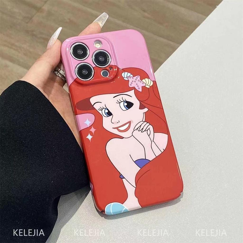 Ốp Điện Thoại Cứng In Hình Công Chúa Cho iphone 14promax 11 13 12 7Plus 8 X XS Max