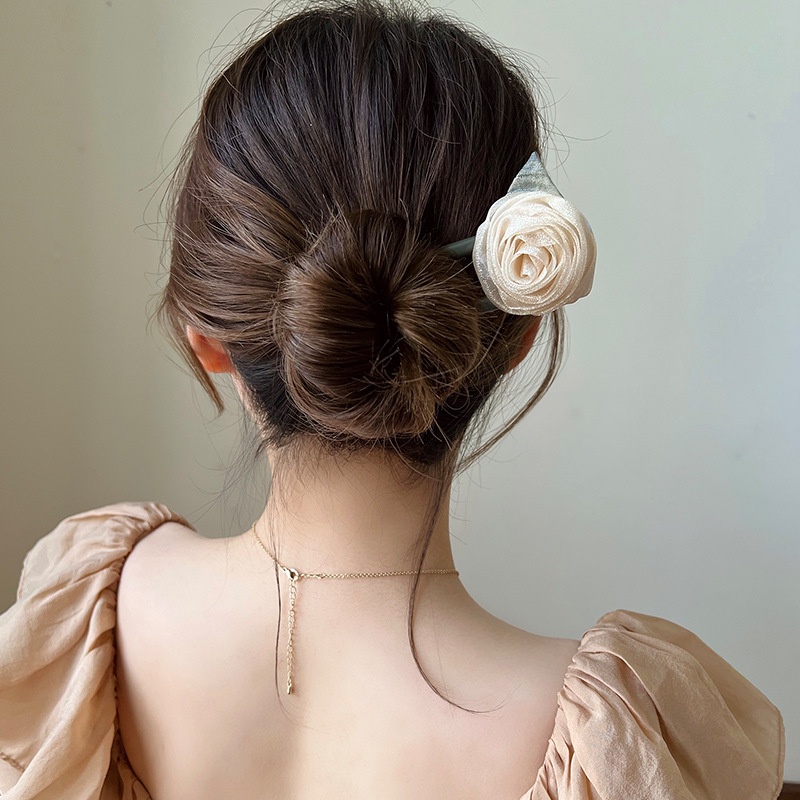 Trâm Cài Tóc Hoa Trà Rừng Đơn Giản Hiện Đại Thanh Lịch Phong Cách Sườn Xám Cổ Điển
