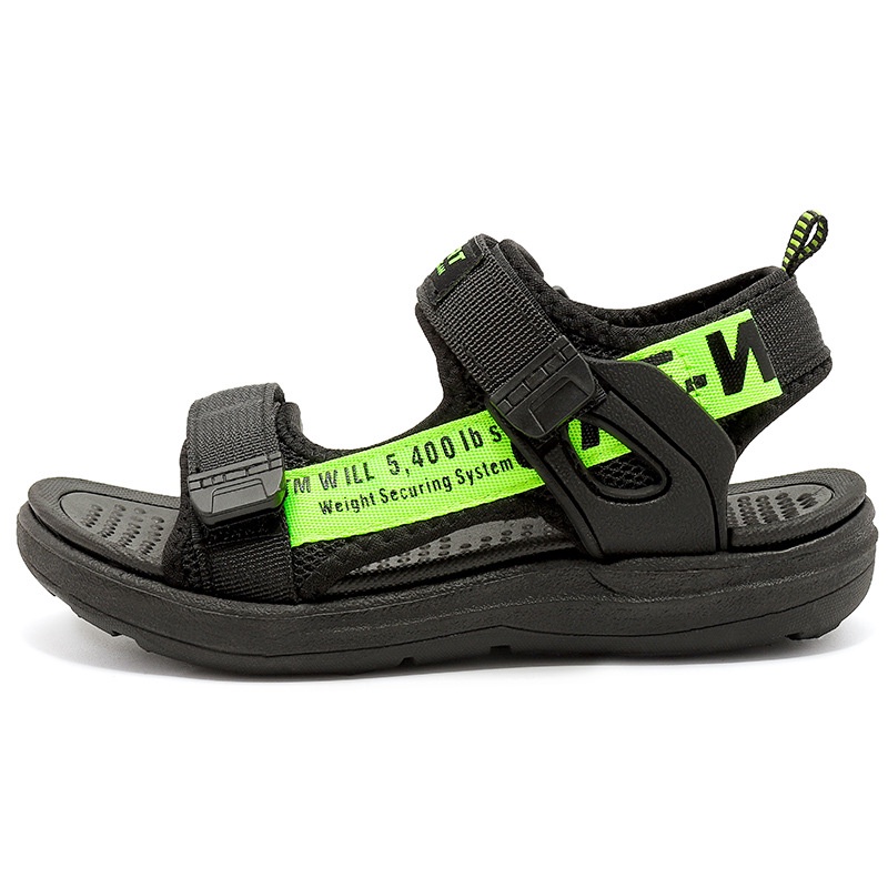 Dép Sandal Bé Trai Đế Chống Trơn Trượt Quai Ngang Đế Kếp Siêu Êm Size Đại 28-41