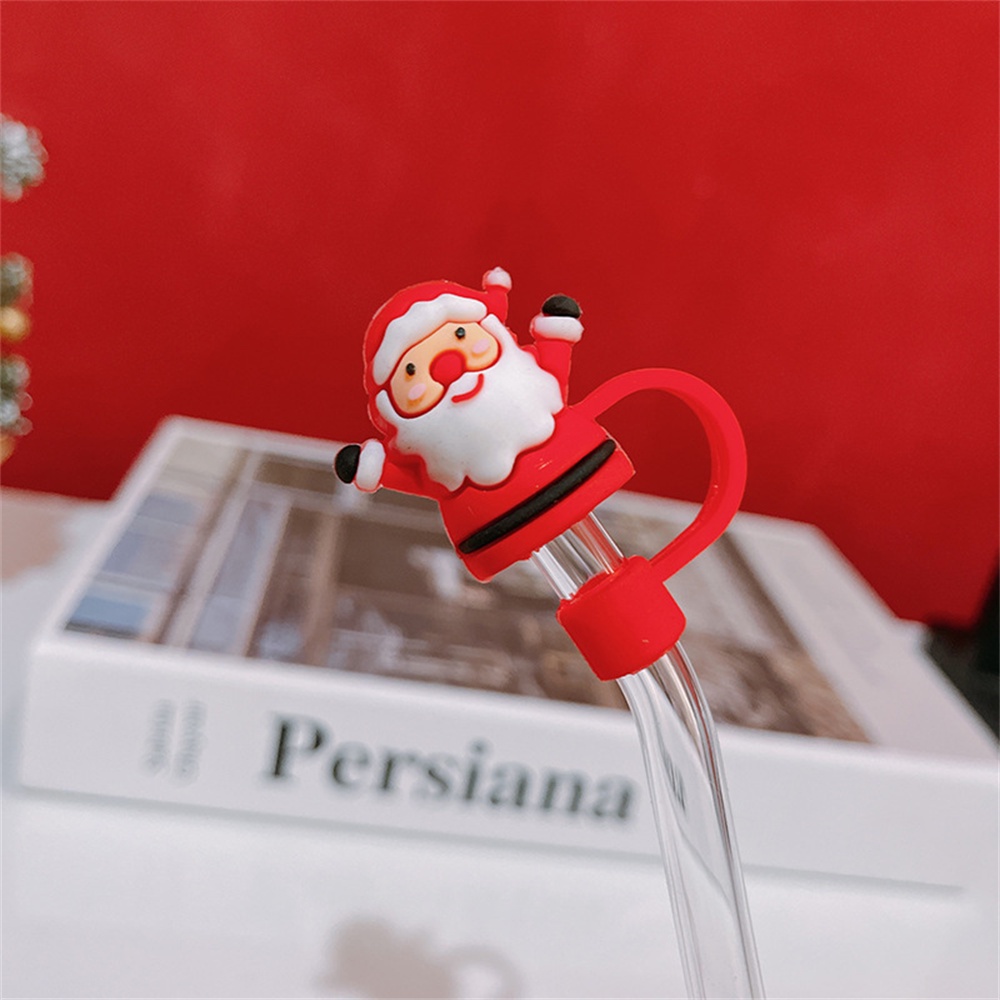 Ống Hút Thủy Tinh Starbucks 6-8mm Họa Tiết Sư Tử Dễ Thương Có Thể Tái Sử Dụng Cho Halloween / Giáng Sinh / Giáng